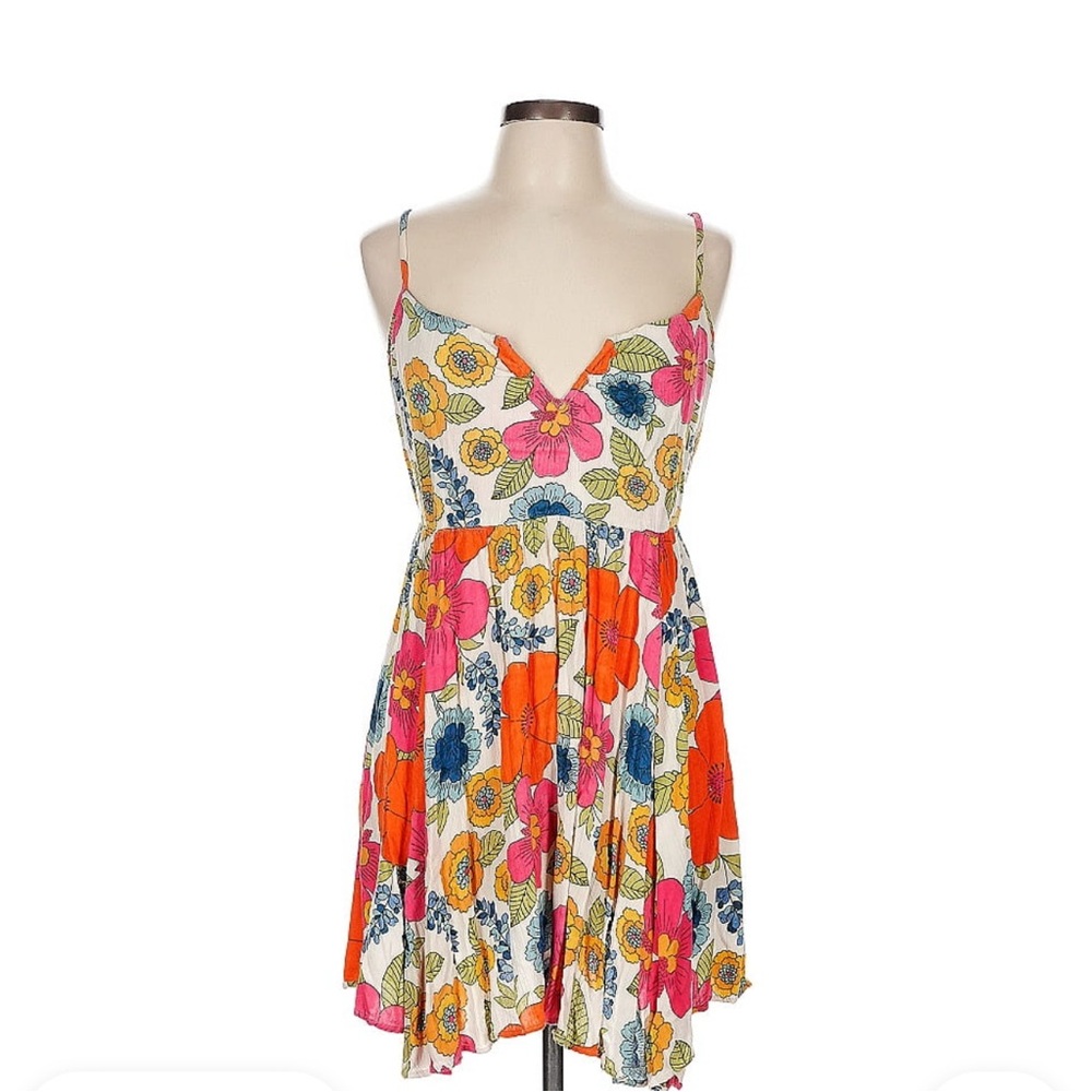 Floral Spaghetti Strap Dress